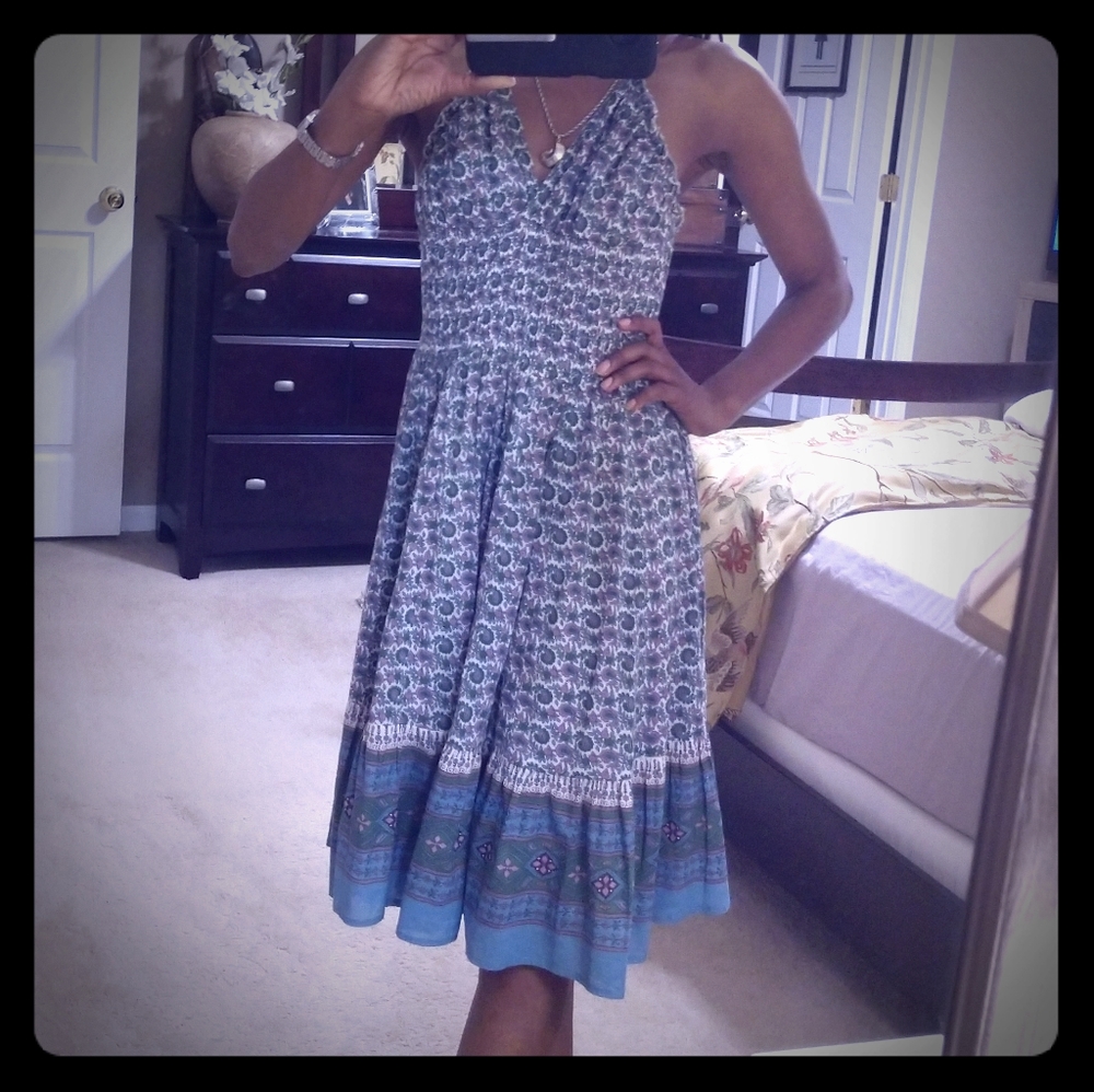 Printed sun dress